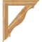 Ekena Millwork Funston Traditional Rough Sawn Bracket, Western Red Cedar, 6"W x 42"D x 48"H BKT06X42X48FST01RWR - alternate 3